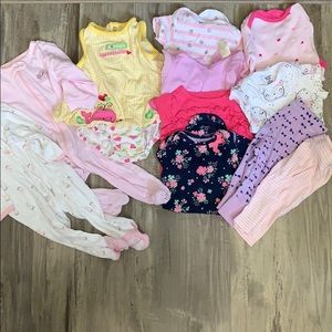 baby girl clothes lot 3-6 month clothes lot
